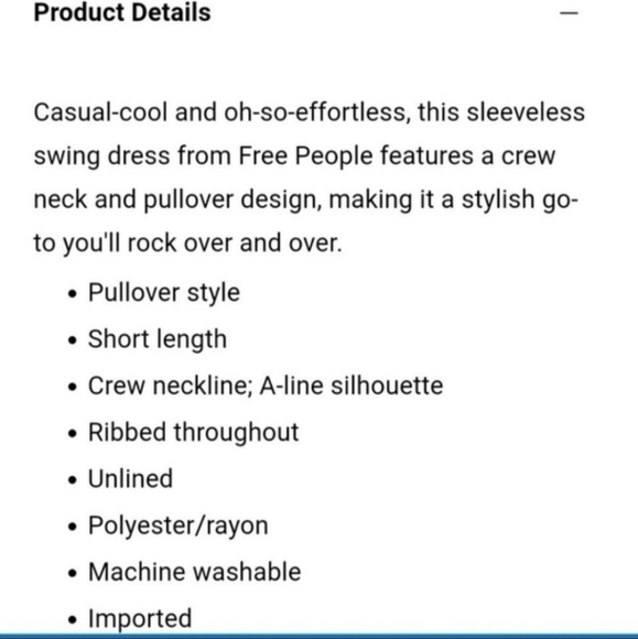 Free People Beach Ribbed White Tank Dress Size XS - Picture 5 of 9